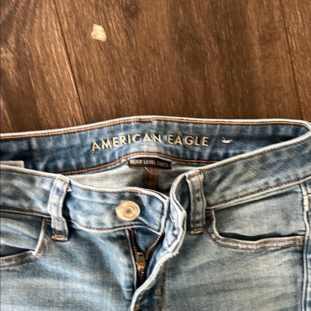 American Eagle Outfitters High Rise Women Jeans - Light Blue